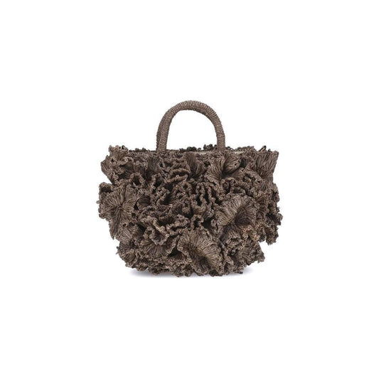 Ibeliv Coral raffia Handbag