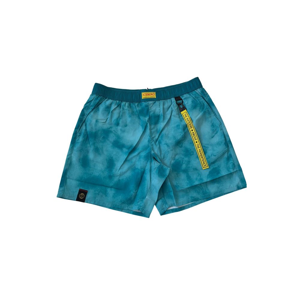 Iceberg Light Blue Polyester Men Swim Short1728,67345744032,Clothing,Iceberg,Light Blue,M,Men,Men - Clothing,New with tags,S,Swim Shorts - Swimwear - Clothing,Swimwear - Clothing,Swimwear - Men - Clothing,XL
