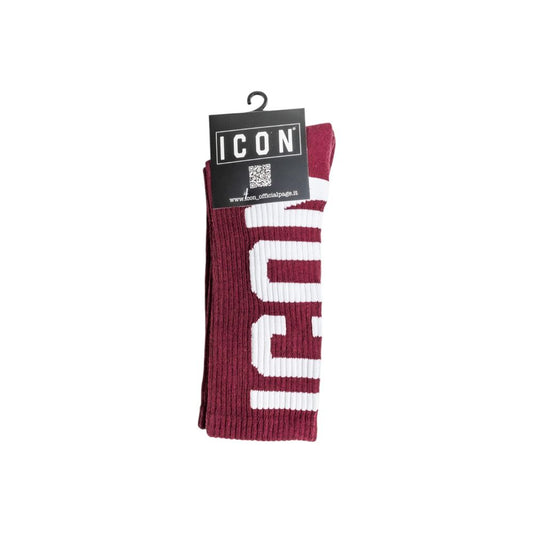 Icon Bordeaux Cotton Socks 1728,71956299936,Bordeaux,Clothing,Icon,Men,New with tags,One Size,Socks - Underwear - Clothing,Underwear - Clothing