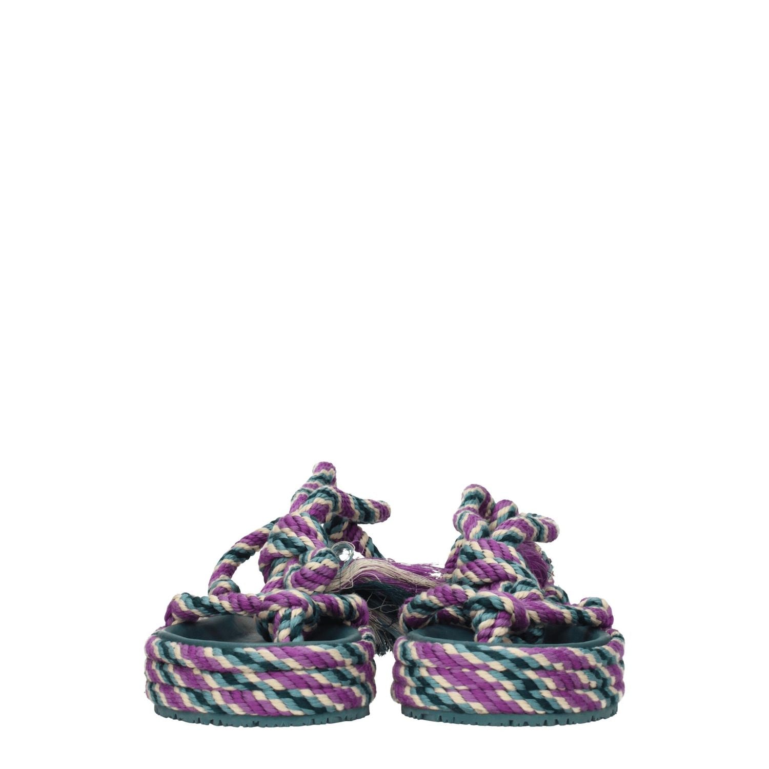 Isabel Marant Multicolor Fabric Flat Sandals