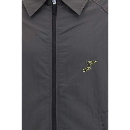 Jacquemus Gray Polyamide Full-Length Jacket