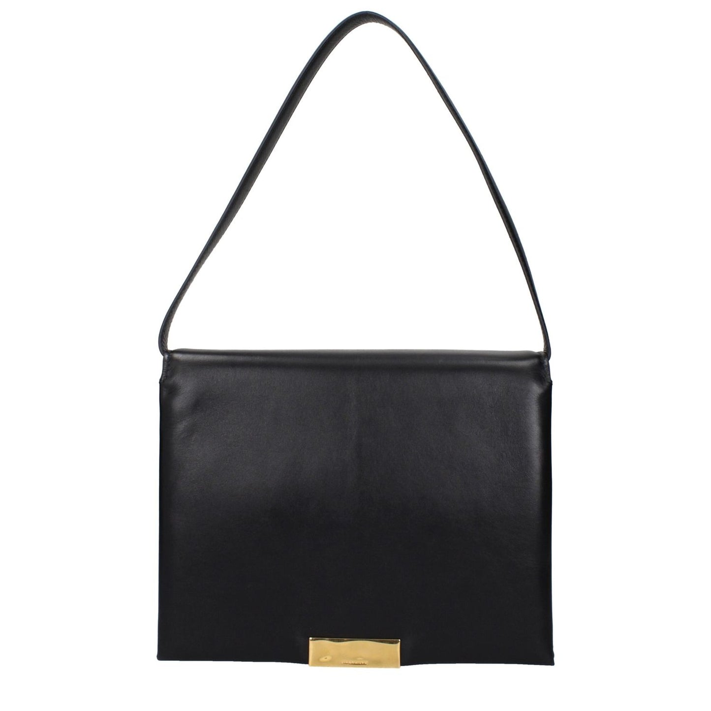 Jil Sander Black Leather Shoulder Bag