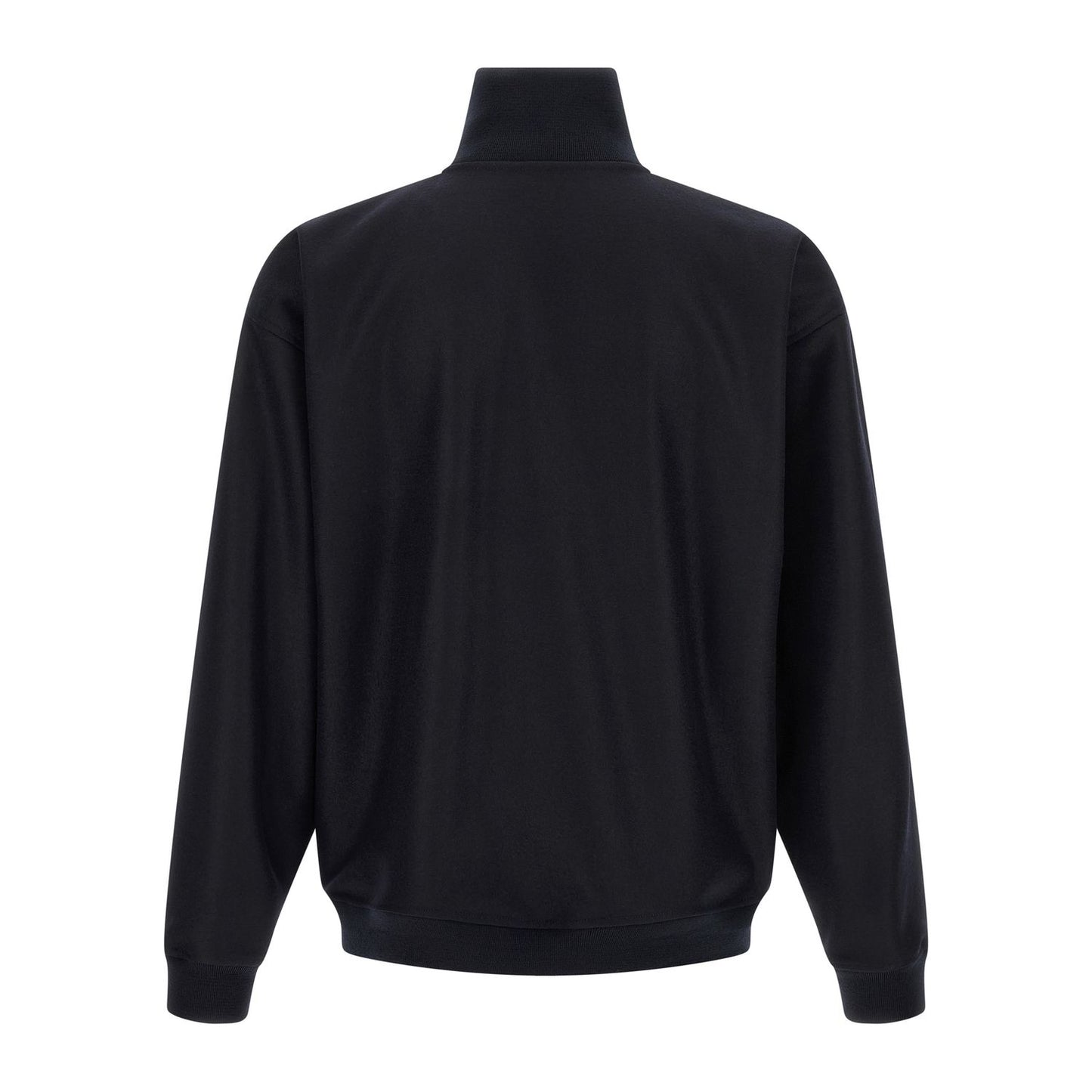 Jil Sander Blue Wool Full-Length Jacket