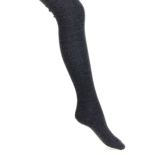 Jil Sander Gray Wool Socks
