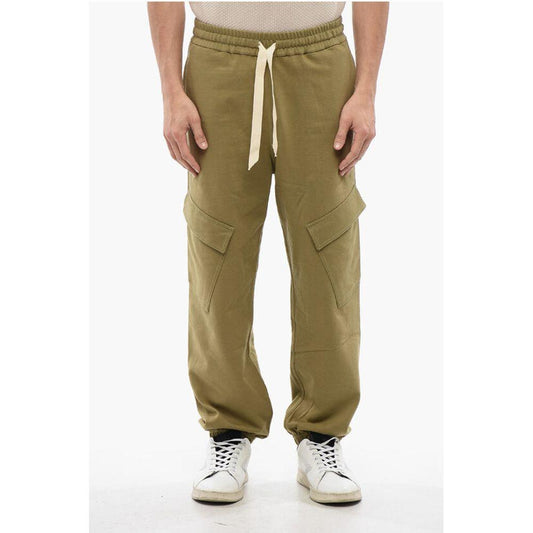 Jil Sander Jil Sander Brushed Cotton Cargo Sweatpants with Cuffs JI-P629061-IT48 | M