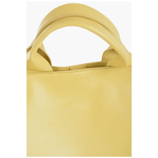 Jil Sander Jil Sander Leather Tote Bag with Removable Shoulder Strap JIP617297GD 1728,74866327712,Bags,Jil Sander,Men,Men - Bags,New with tags,Tote Bags - Men - Bags,Yellow