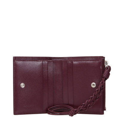 Jil Sander Red Leather Wallet