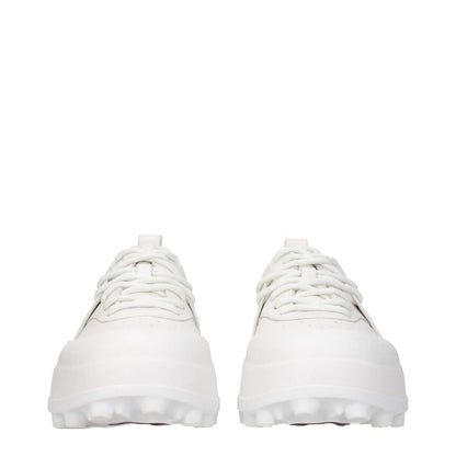 Jil Sander White Leather Sneakers