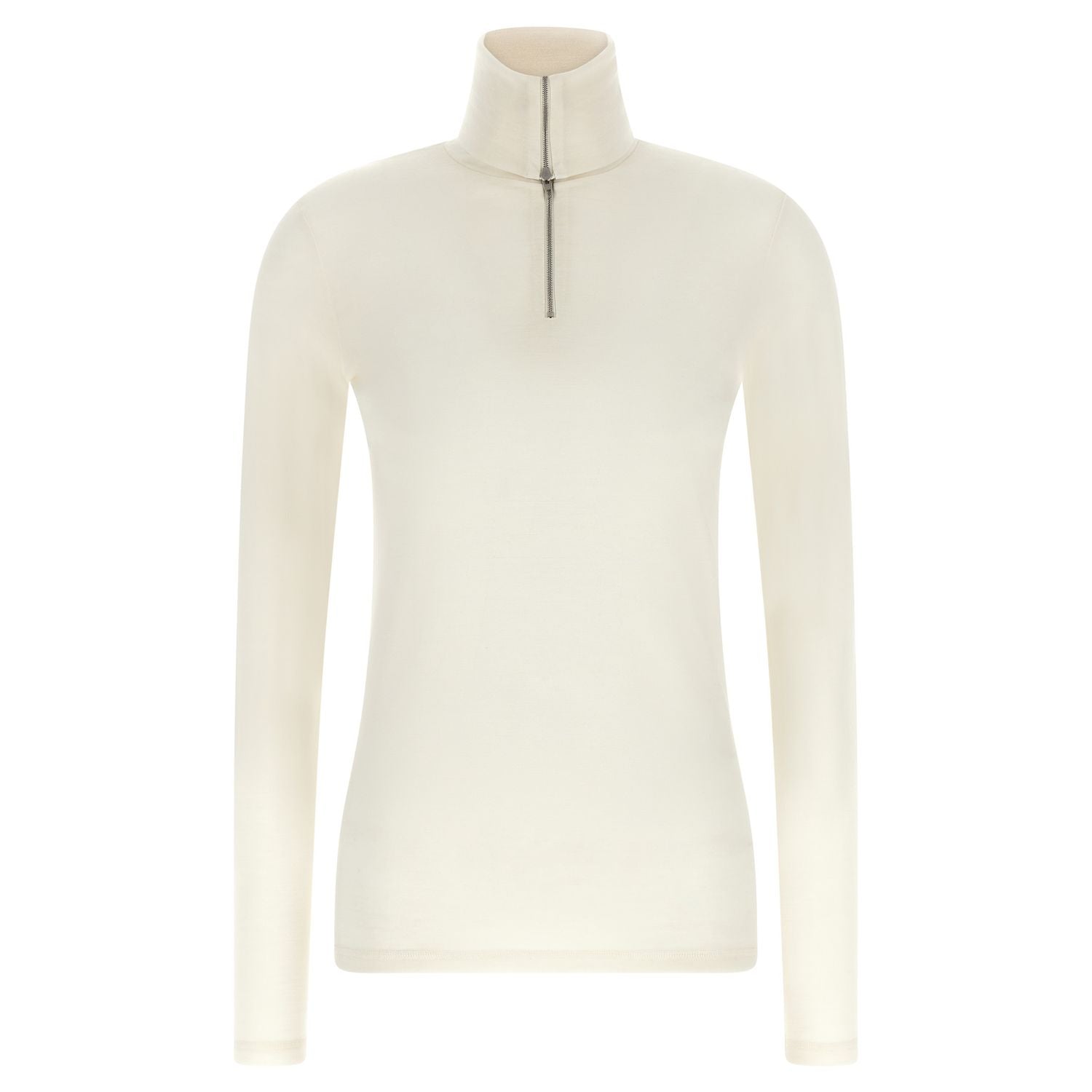 Jil Sander White Polyester Cardigan