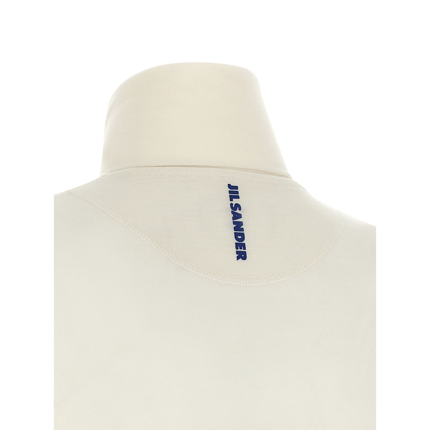 Jil Sander White Polyester Cardigan