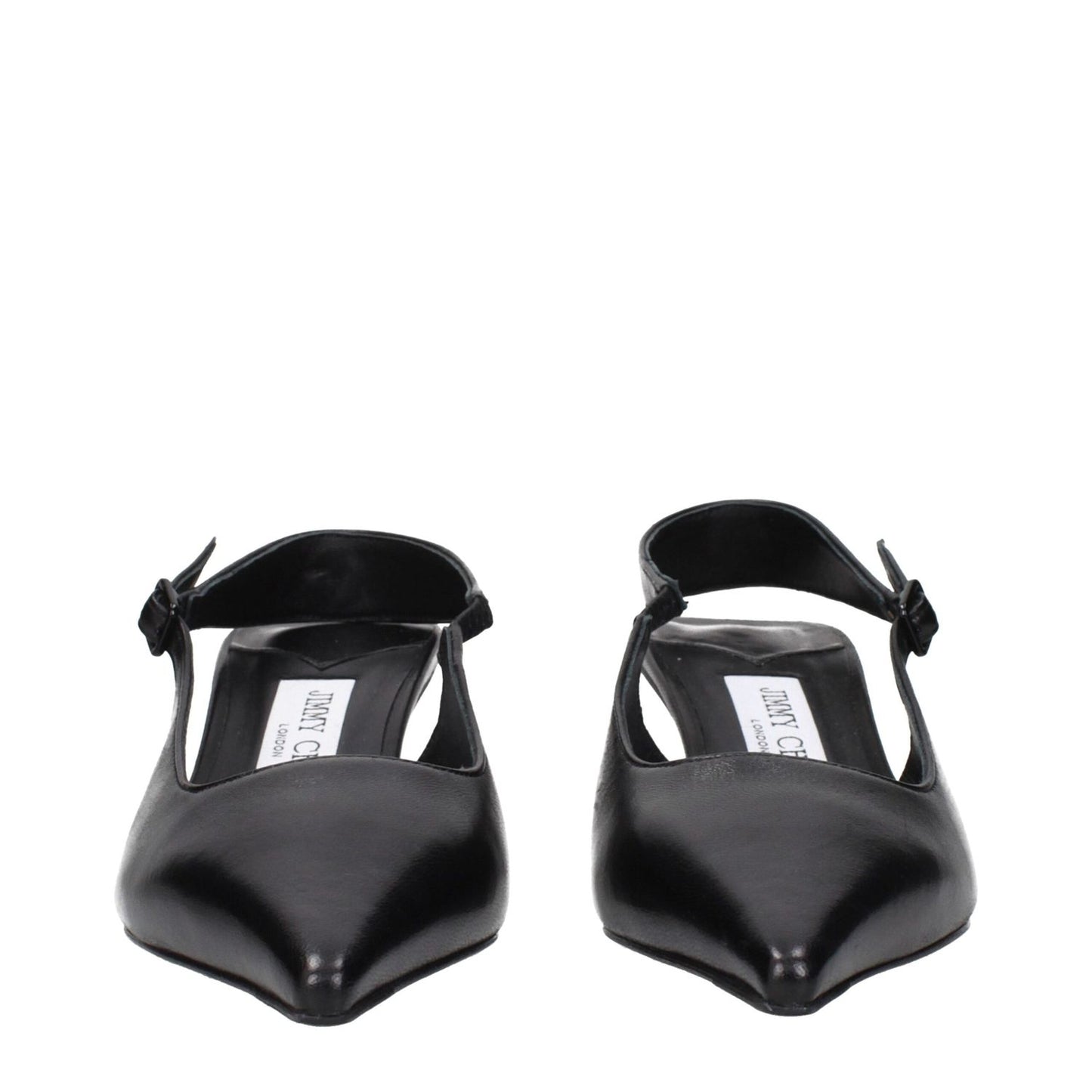 Jimmy Choo Black Leather Sandals