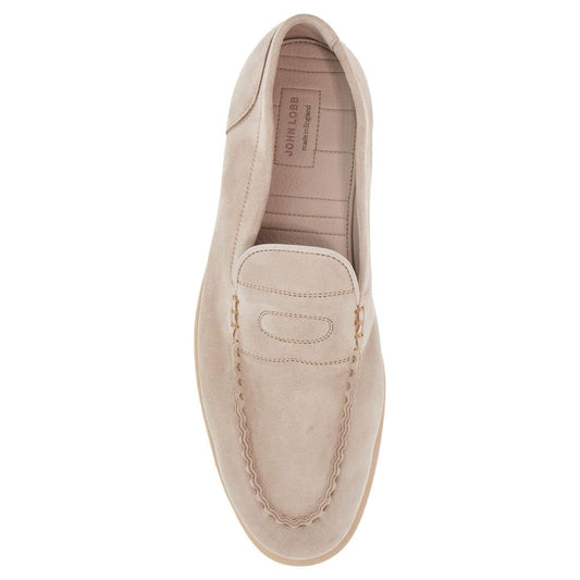John Lobb John Lobb men's suede lace-up shoes in sand with flexible sole 251248LSR000001-6J LDin,Men,Men > Shoes,Men > Shoes > Lace-ups,Spring - Summer 2025,Trending,Yes Eu