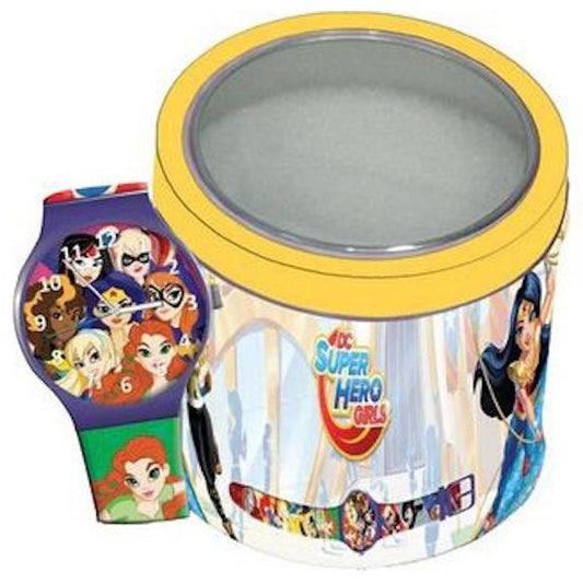 KID WATCH Mod. SUPER HERO GIRLS - Tin Box ***SPECIAL PRICE***
