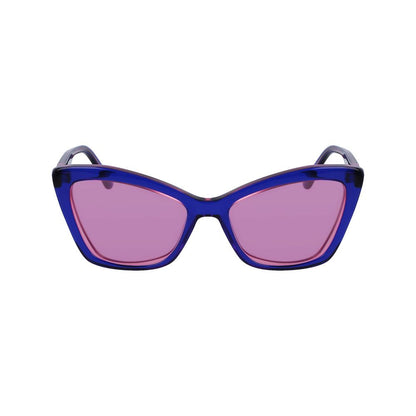 Karl Lagerfeld Blue Acetate Sunglasses