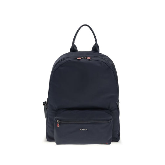 Kiton Blue Nylon Backpack1728,72470364320,Backpacks - Bags,Bags,Blue,Kiton,Men,New with tags