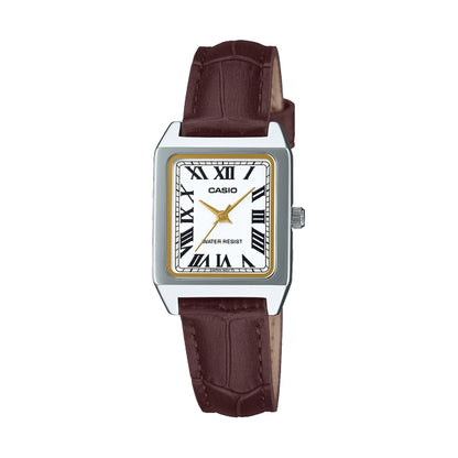CASIO COLLECTION Mod. TANK, LEATHER - WHITE
