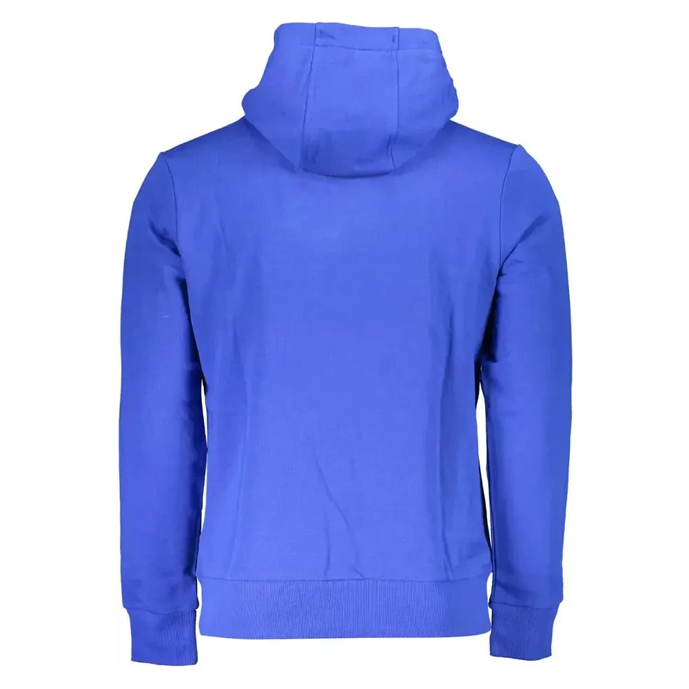 La Martina Blue Cotton Sweater