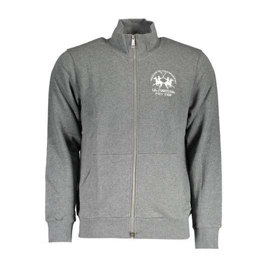 La Martina La Martina Gray Cotton Men Sweater LA-17140-S 1728,3XL,67403481248,Clothing,Gray,L,La Martina,M,Men,Men - Clothing,New with tags,S,Sweaters - Men - Clothing,XL,XXL