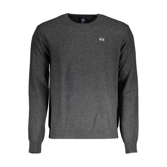 La Martina La Martina Gray Wool Men Sweater LA-17157-S 1728,3XL,67403481248,Brown,L,La Martina,M,Men,New with tags,S,Sweaters - Men - Clothing,XL,XXL