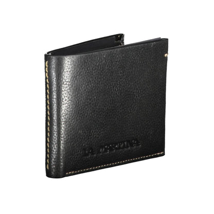 La Martina Nero Pelle Mens Wallet
