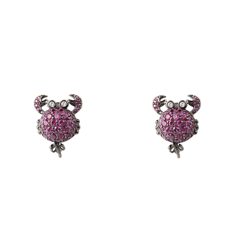 Lancaster Bicolor Silver Earrings1.2MM,1728,67434610848,Accessories,Bicolor,Earrings - Jewellery - Accessories,Jewellery - Accessories,Lancaster,New with tags,Women