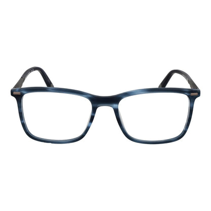 Land Rover Blue Acetate & Metal Glasses (Frames) with rectangle full-rim style for men, size 55-18-145, featuring spring hinges.