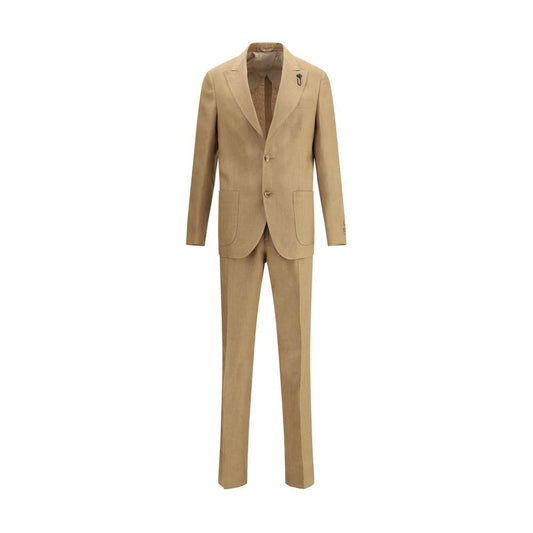 Lardini Lardini Single-breasted Suit 1728,72470364320,Brown,Clothing,IT46 | S,IT50 | L,IT52 | XL,IT54 | XXL,Lardini,Men,Men - Clothing,New with tags,Suits - Men - Clothing LA-ES890AEESIF64404350-IT50 | L
