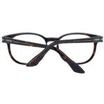 Longines Brown Unisex Glasses Frame with full-rim style and plastic material, featuring brown color and round design for fashion and comfort.