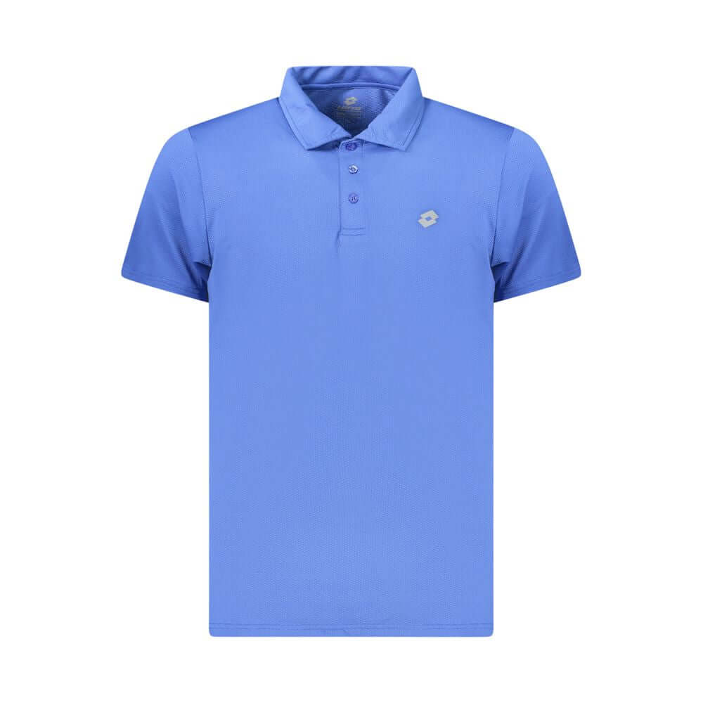 Lotto Blue Polyester Polo Shirt