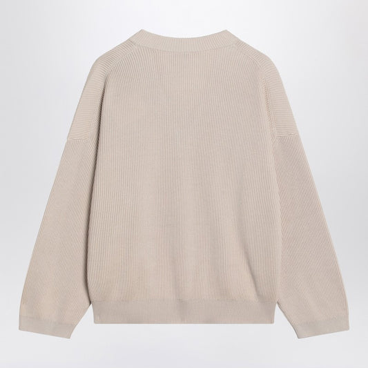 Brunello Cucinelli Butter-coloured cotton sweater M19255002CO/Q_CUCIN-C9733_323