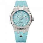 MAURICE LACROIX MOD. AIKON AUTOMATIC LIMITED EDITION wristwatch with turquoise dial and stainless steel case, 39 mm, for men.