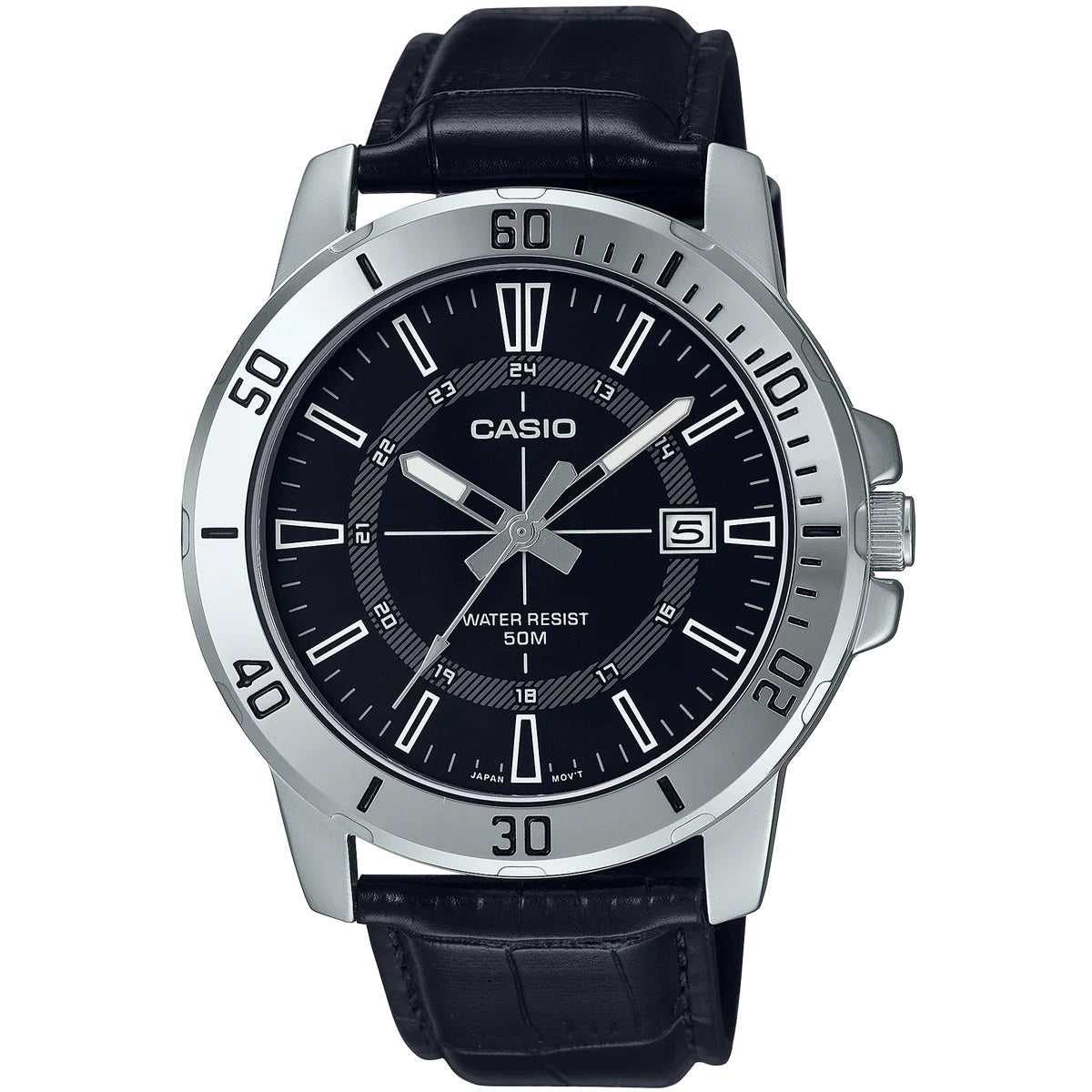 CASIO SPORT COLLECTION Mod. DIVER 50M LEATHER - BLACK