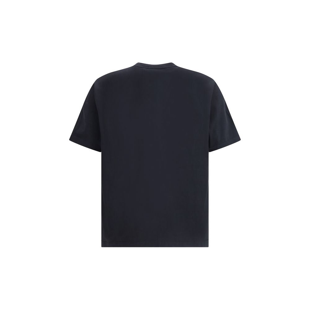 Maison Kitsuné Black Cotton T-Shirt