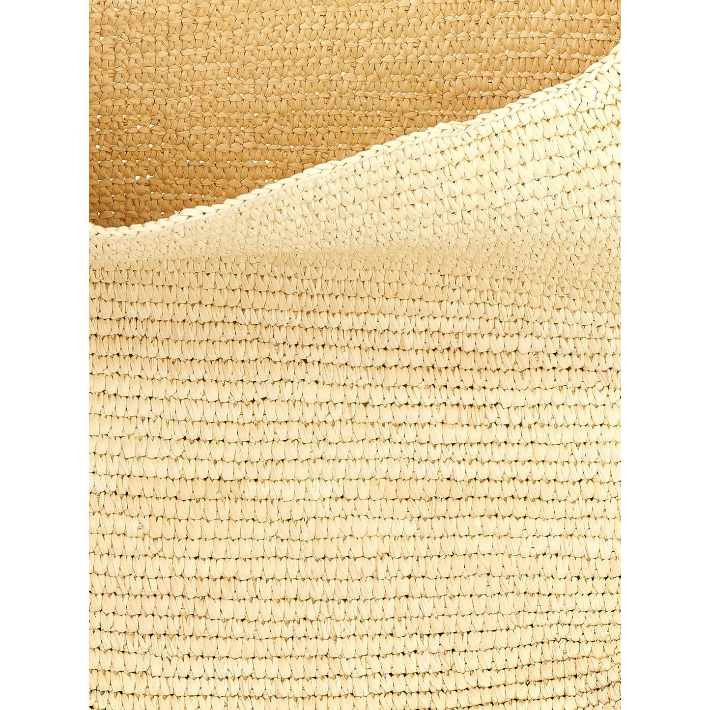 Maison Michel Brown Raffia Shoulder Bag