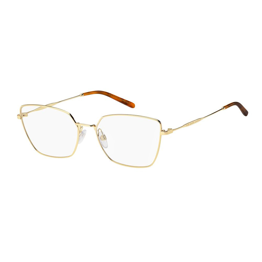 Marc Jacobs Gold Metal Frames eyewear for women, style MARC-561-06J, with 56/16/145mm dimensions, sleek gold design in metal material.