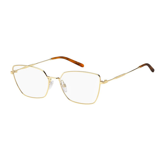 Marc Jacobs Gold Metal Frames eyewear for women, style MARC-561-06J, with 56/16/145mm dimensions, sleek gold design in metal material.