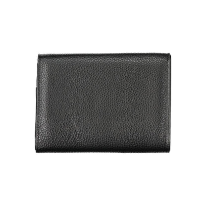 Mario Valentino Black Polyurethane Women Wallet