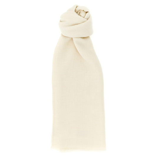 Max Mara Beige Wool Scarf