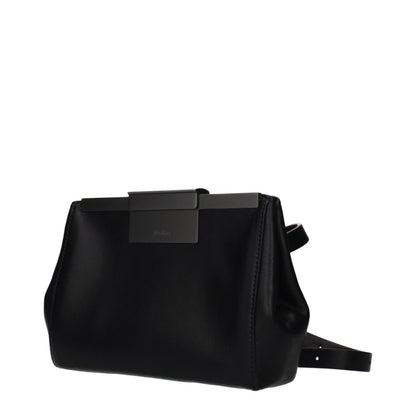 Max Mara Black Leather Crossbody Bag