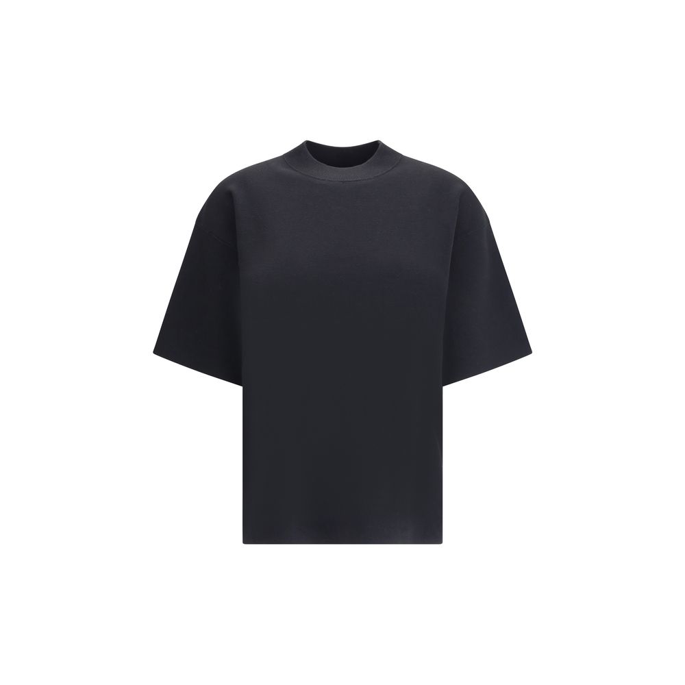 Max Mara Black Polyester T-Shirt
