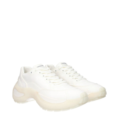 Max Mara White Fabric Chunky Sneakers