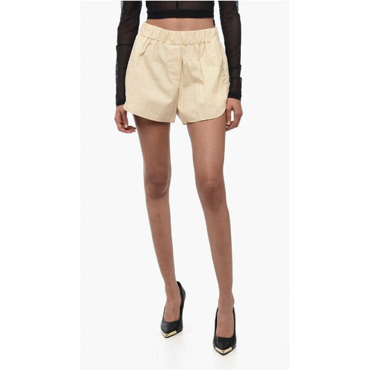 McRichard Designer Brands Cotton Shorts with Elastic Waistband RA-P593152-XS 1728,74866327712,Beige,Clothing,New with tags,Shorts - Women - Clothing,Women,Women - Clothing,XS