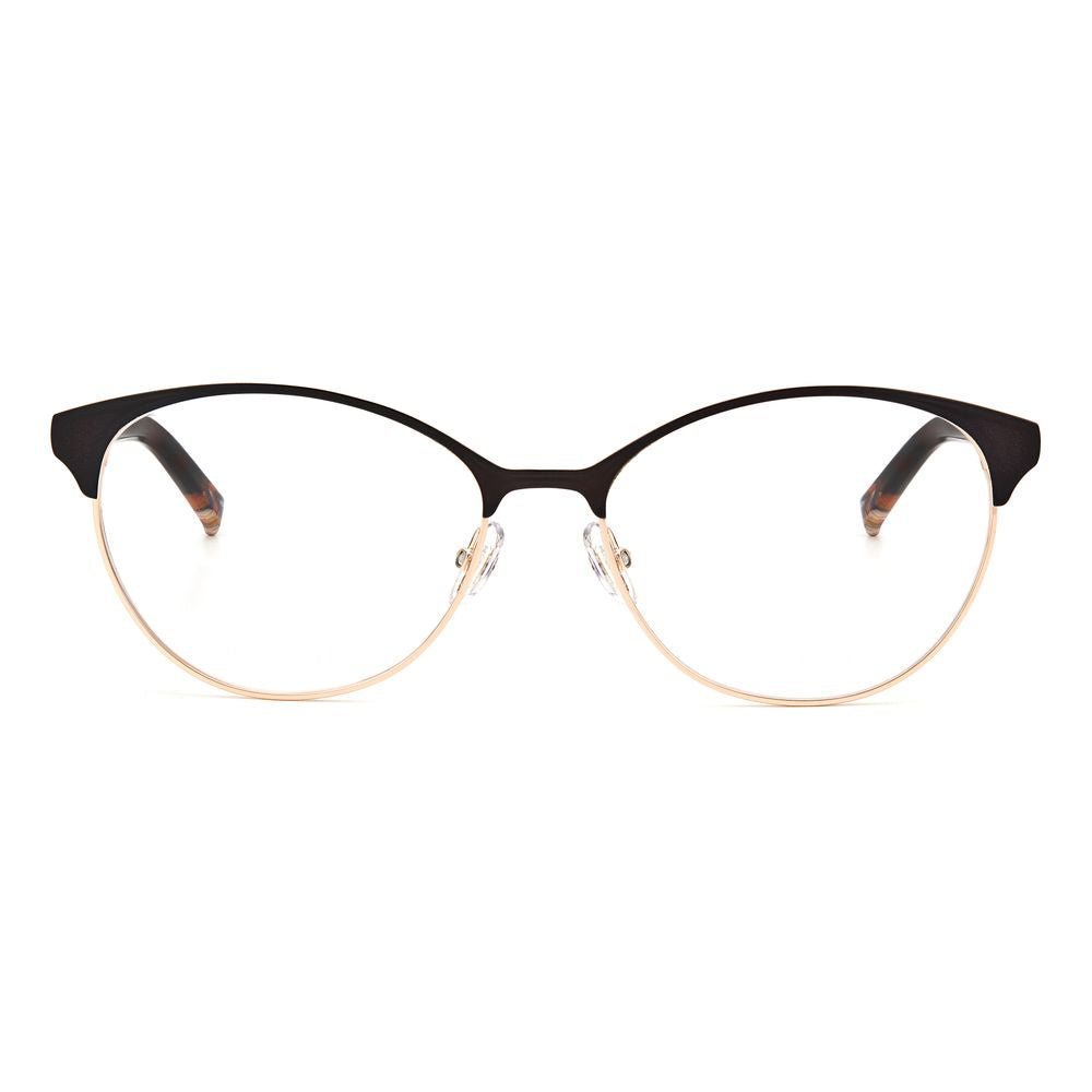 Missoni Brown Metal Frames, women's glasses model MIS-0024-09Q, size 55/16/140mm, brown color, metal material frame.