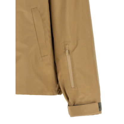 Miu Miu Beige Recycled Polyester Shell Jacket