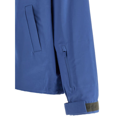 Miu Miu Blue Recycled Polyester Shell Jacket