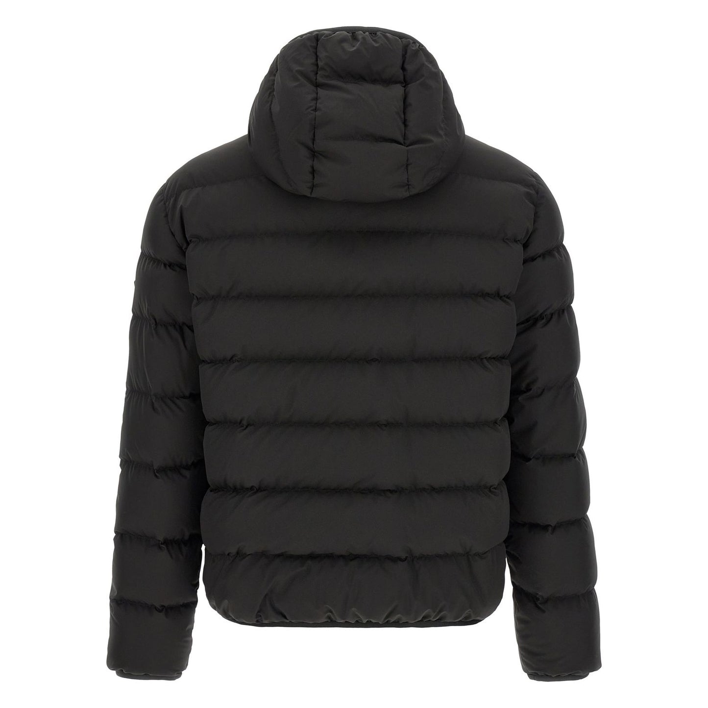 Moncler Black Polyester Full-Length Jacket