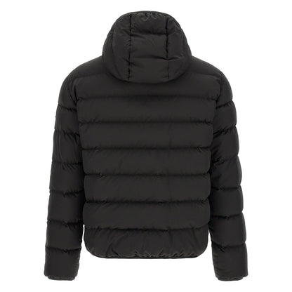 Moncler Black Polyester Full-Length Jacket