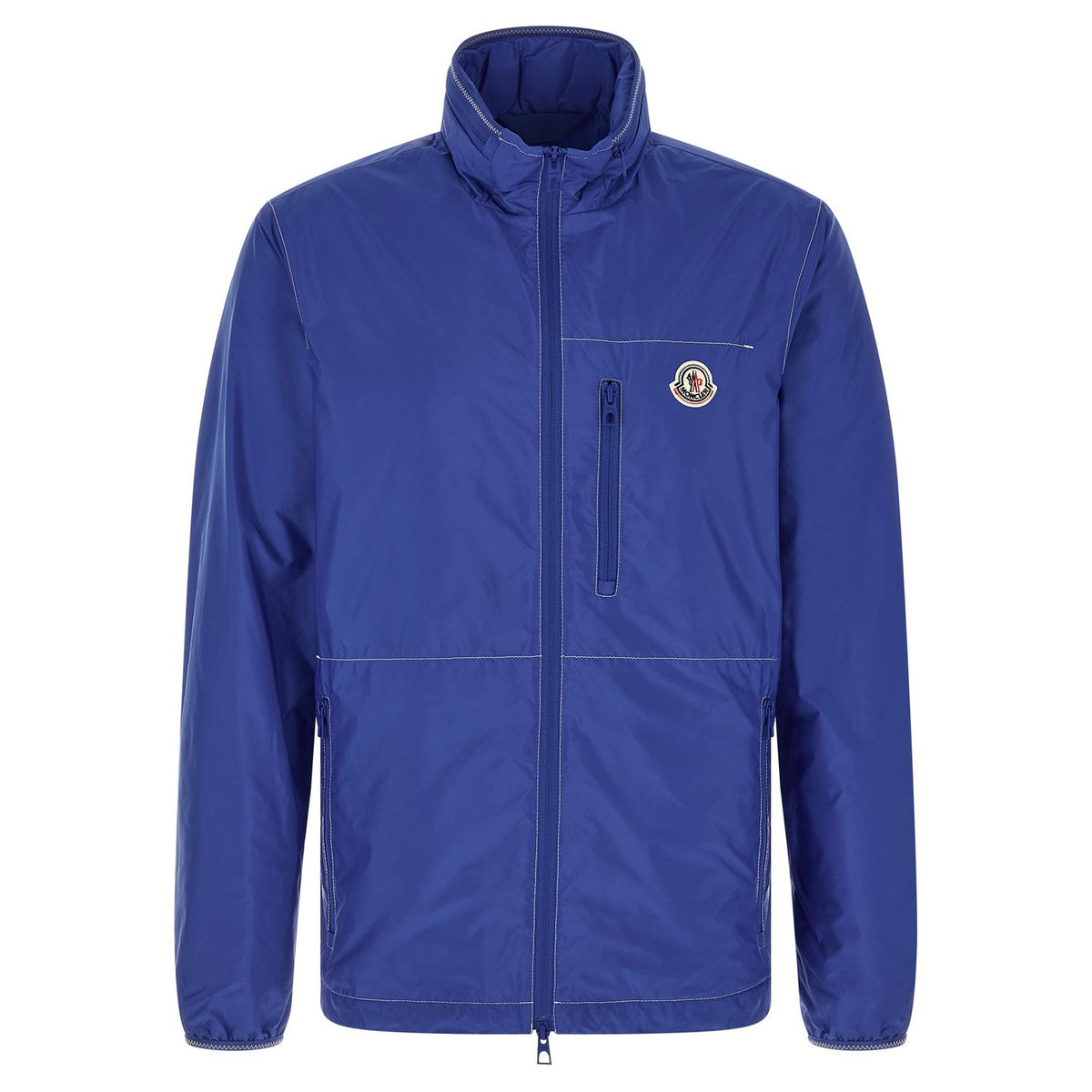 Moncler Blue Polyamide Shell Jacket