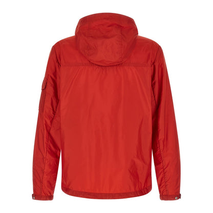 Moncler Red Polyamide Shell Jacket