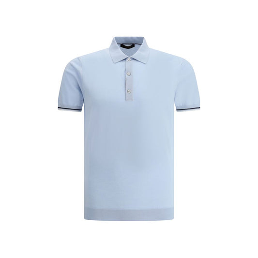 MooRER Light Blue Cotton Shirt